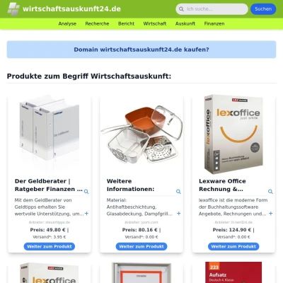 Screenshot wirtschaftsauskunft24.de