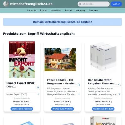 Screenshot wirtschaftsenglisch24.de