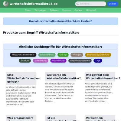 Screenshot wirtschaftsinformatiker24.de