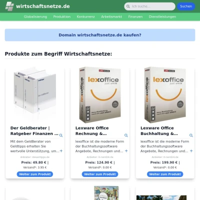 Screenshot wirtschaftsnetze.de