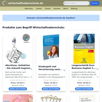 Screenshot wirtschaftsoberschule.de