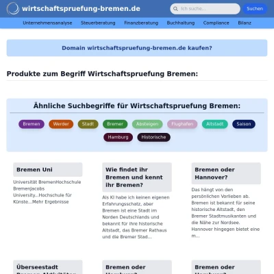 Screenshot wirtschaftspruefung-bremen.de