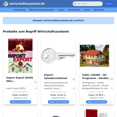 Screenshot wirtschaftszustand.de