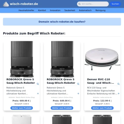 Screenshot wisch-roboter.de