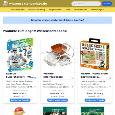 Screenshot wissensdatenbank24.de