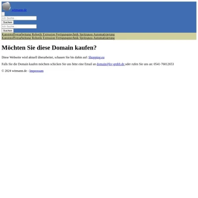 Screenshot witmann.de