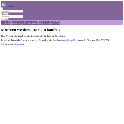 Screenshot wjct.de