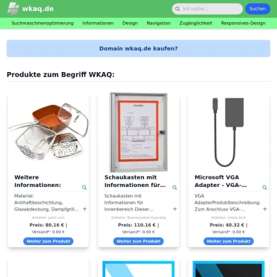 Screenshot wkaq.de