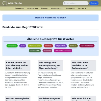 Screenshot wkarte.de