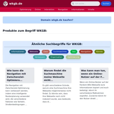 Screenshot wkgb.de