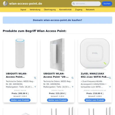 Screenshot wlan-access-point.de