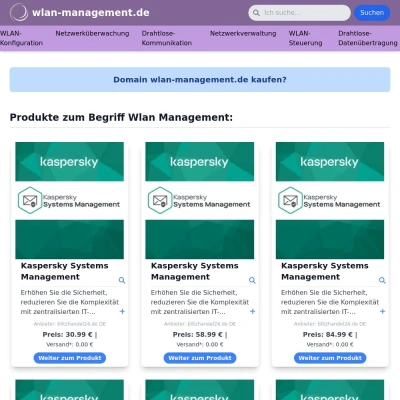 Screenshot wlan-management.de