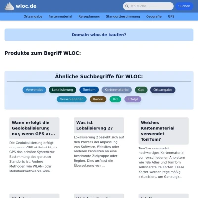 Screenshot wloc.de