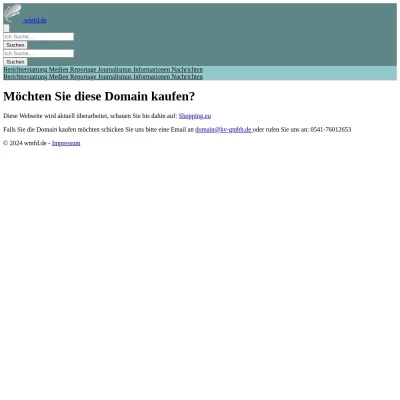 Screenshot wmfd.de