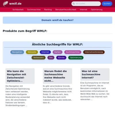 Screenshot wmlf.de