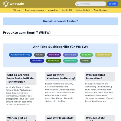 Screenshot wnew.de