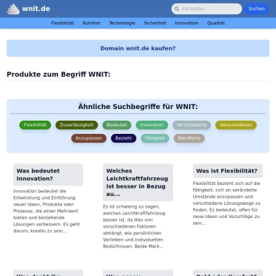 Screenshot wnit.de