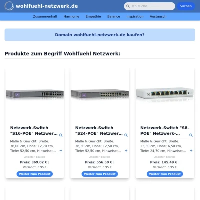 Screenshot wohlfuehl-netzwerk.de