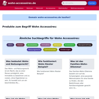 Screenshot wohn-accessoires.de