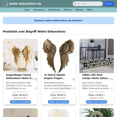 Screenshot wohn-dekoration.de