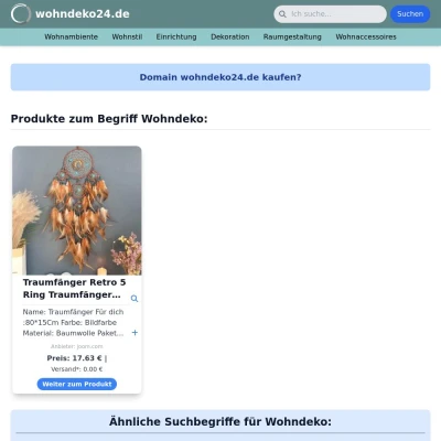 Screenshot wohndeko24.de