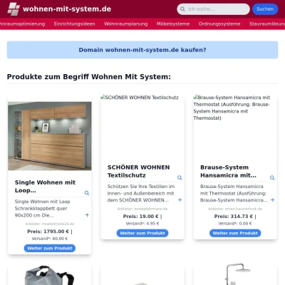Screenshot wohnen-mit-system.de