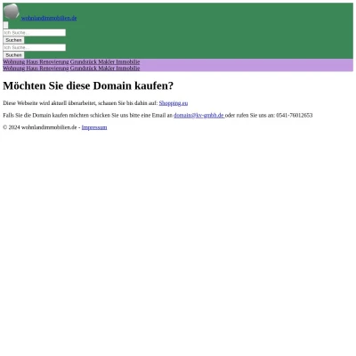 Screenshot wohnlandimmobilien.de