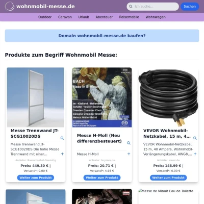 Screenshot wohnmobil-messe.de