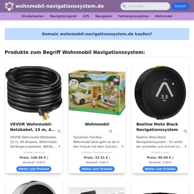 Screenshot wohnmobil-navigationssystem.de