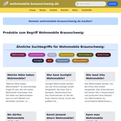 Screenshot wohnmobile-braunschweig.de