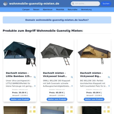 Screenshot wohnmobile-guenstig-mieten.de