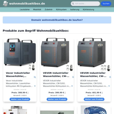 Screenshot wohnmobilkuehlbox.de