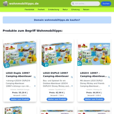 Screenshot wohnmobiltipps.de