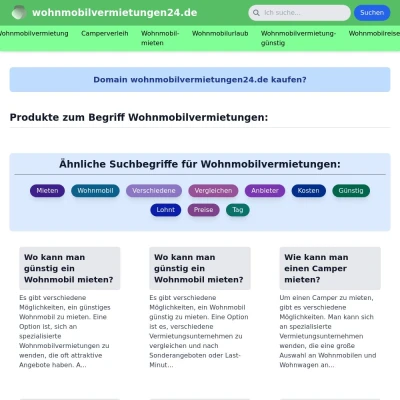 Screenshot wohnmobilvermietungen24.de