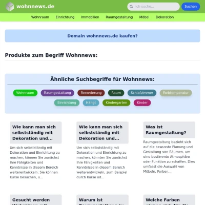 Screenshot wohnnews.de