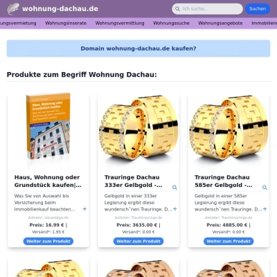 Screenshot wohnung-dachau.de