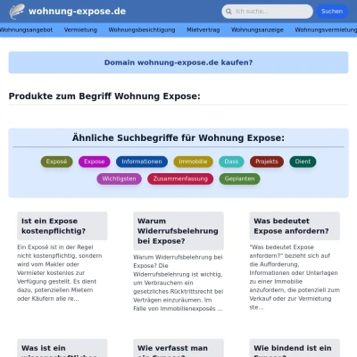 Screenshot wohnung-expose.de