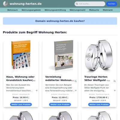 Screenshot wohnung-herten.de