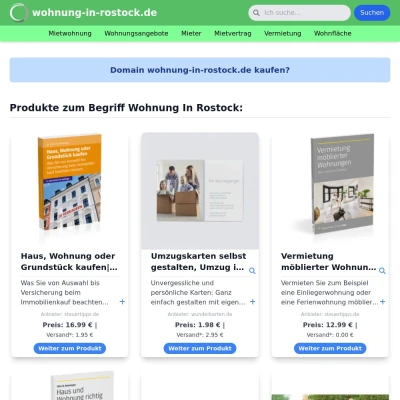 Screenshot wohnung-in-rostock.de