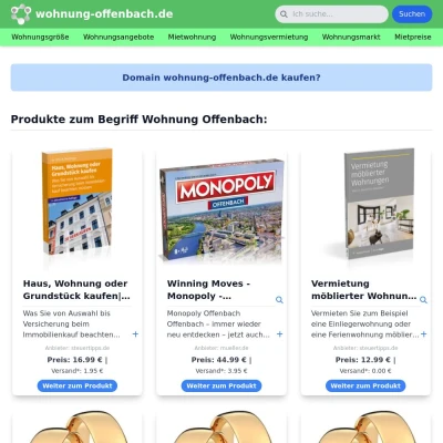 Screenshot wohnung-offenbach.de