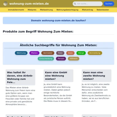 Screenshot wohnung-zum-mieten.de