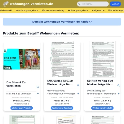 Screenshot wohnungen-vermieten.de