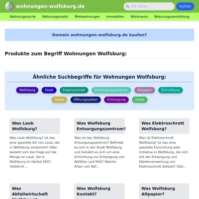 Screenshot wohnungen-wolfsburg.de