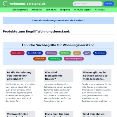 Screenshot wohnungsleerstand.de