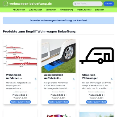 Screenshot wohnwagen-belueftung.de