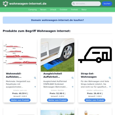 Screenshot wohnwagen-internet.de