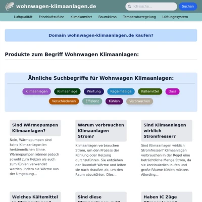 Screenshot wohnwagen-klimaanlagen.de