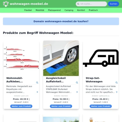 Screenshot wohnwagen-moebel.de