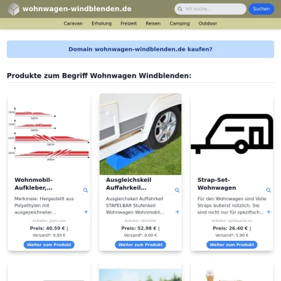 Screenshot wohnwagen-windblenden.de