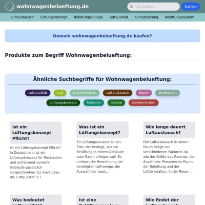 Screenshot wohnwagenbelueftung.de